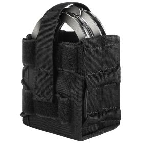 cDouble Handcuff Pouch, Open-Top MOLLE Tactical Handcuff Holster With Molle Belts Vest