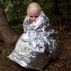 sWindproof Emergency Thermal Blanket; Waterproof Survive First Aid Kit For Outdoor Camping Hiking; 130*210