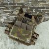 KRYDEX MK3 MK4 Chest Rig Front Panel JPC LV119 Plate Carrier Placard Spiritus Style Tactical Micro Fight Chassis Black
