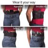 cBelly Band Holster Concealed Carry Gun Wrap Holster Elastic Waist Large Pistol