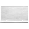 PVC Roll-up Outdoor Cordless White 1/4" PVC Light Filtering Roller Sun Shade, 6' x 6'