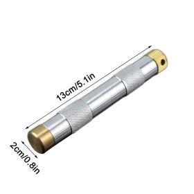 Metal Fire Piston Fire Starter Piston Fire Starter Camping Fire Starters Outdoor Camping Gear Metal Fire Rod For Survival Hiking (Color: SILVER)