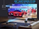 5G WiFi Mini Bluetooth Projector 4K Support, 300 ANSI HD 1080P Portable Video Projector, ±40° Vertical Keystone|Zoom|Timer, DBPOWER Smartphone Project