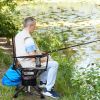 360� Swivel Hunting Chair Portable Foldable Hunting Chair with Mesh Cup Holder and Storage Pockets